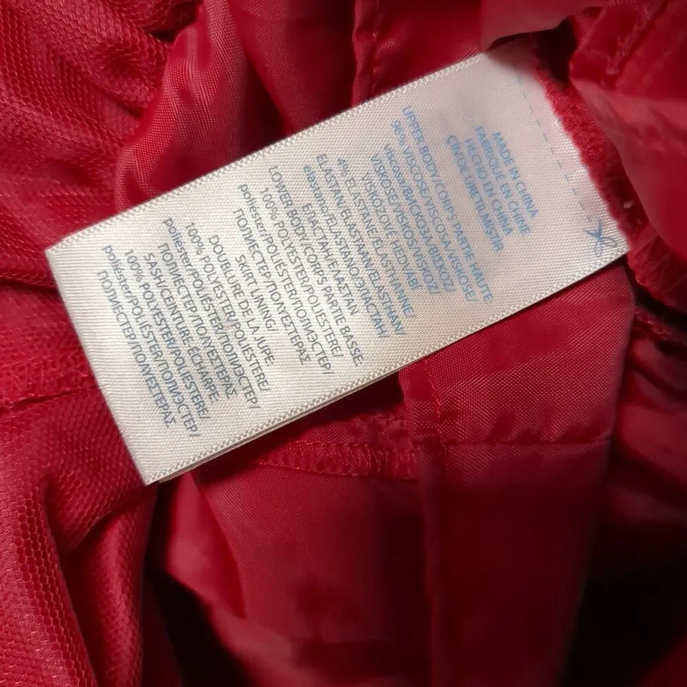 Ralph Lauren Red Dress With Diaper Cover - Baby Girls Size 9 Months